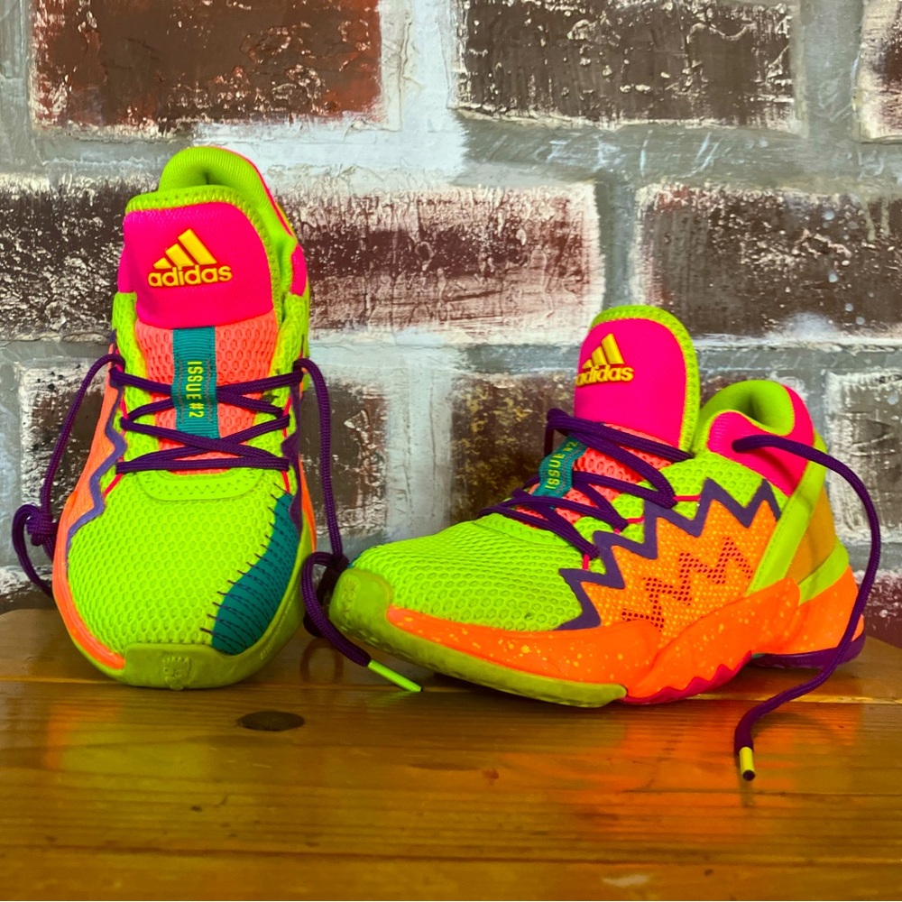 Adidas D.O.N. Issue #2 Boys Girls Unisex Sneakers, sz 1
